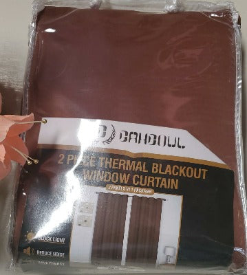 Cortina Black Out Dahdoul color coffee