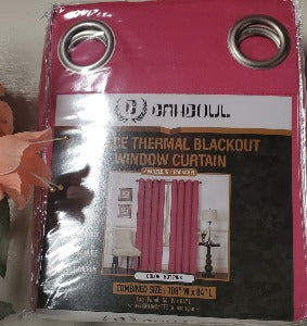 Cortina Black Out Dahdoul color hot pink