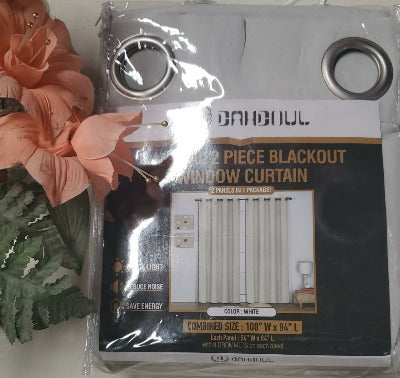 Cortina Black Out Dahdoul color white