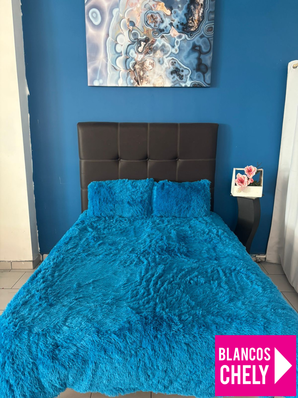Cobertor Pelo alto Queen Size Con Fundas