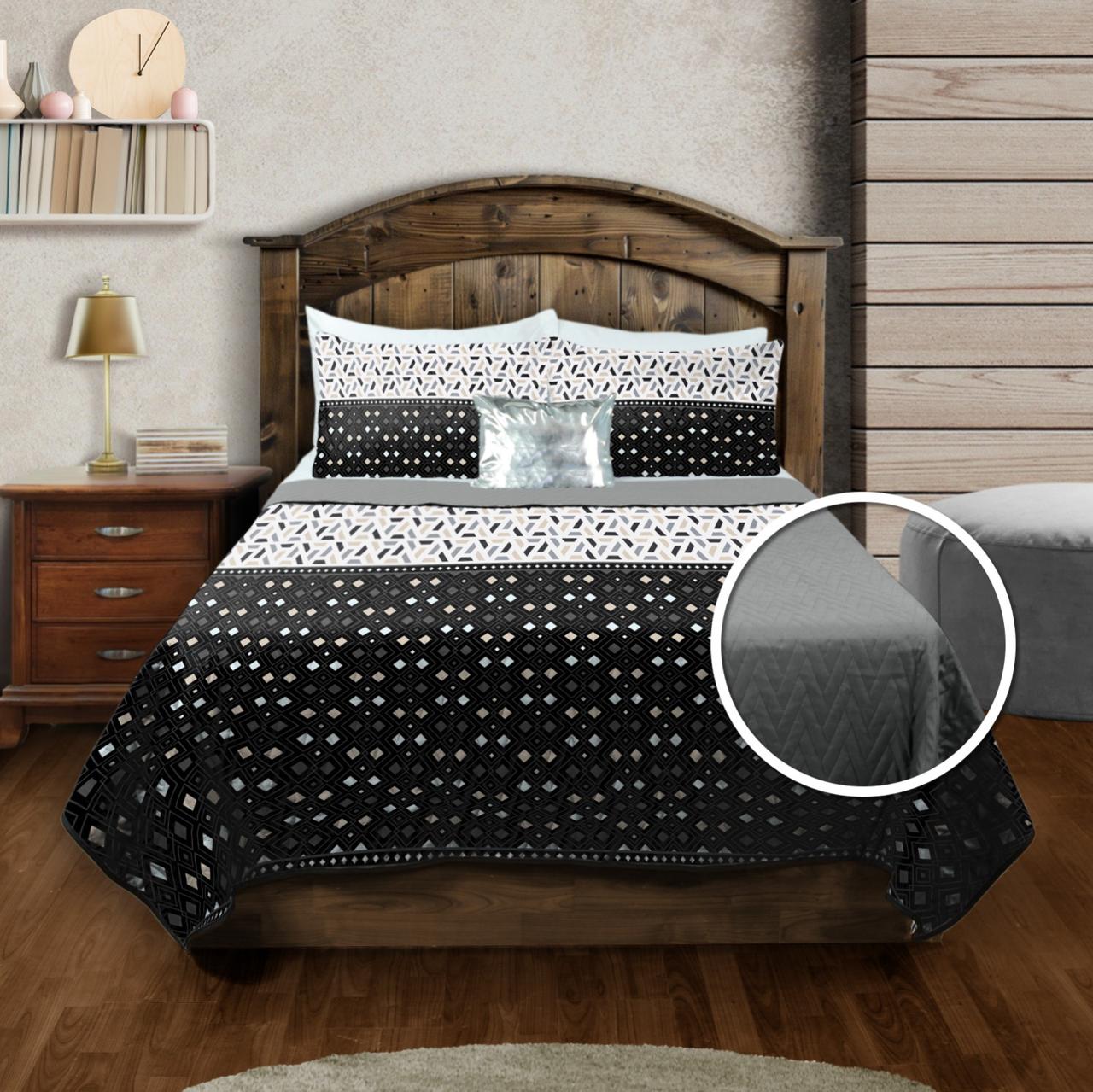 Edrecolcha Doble Vista estampada King Zantelo
