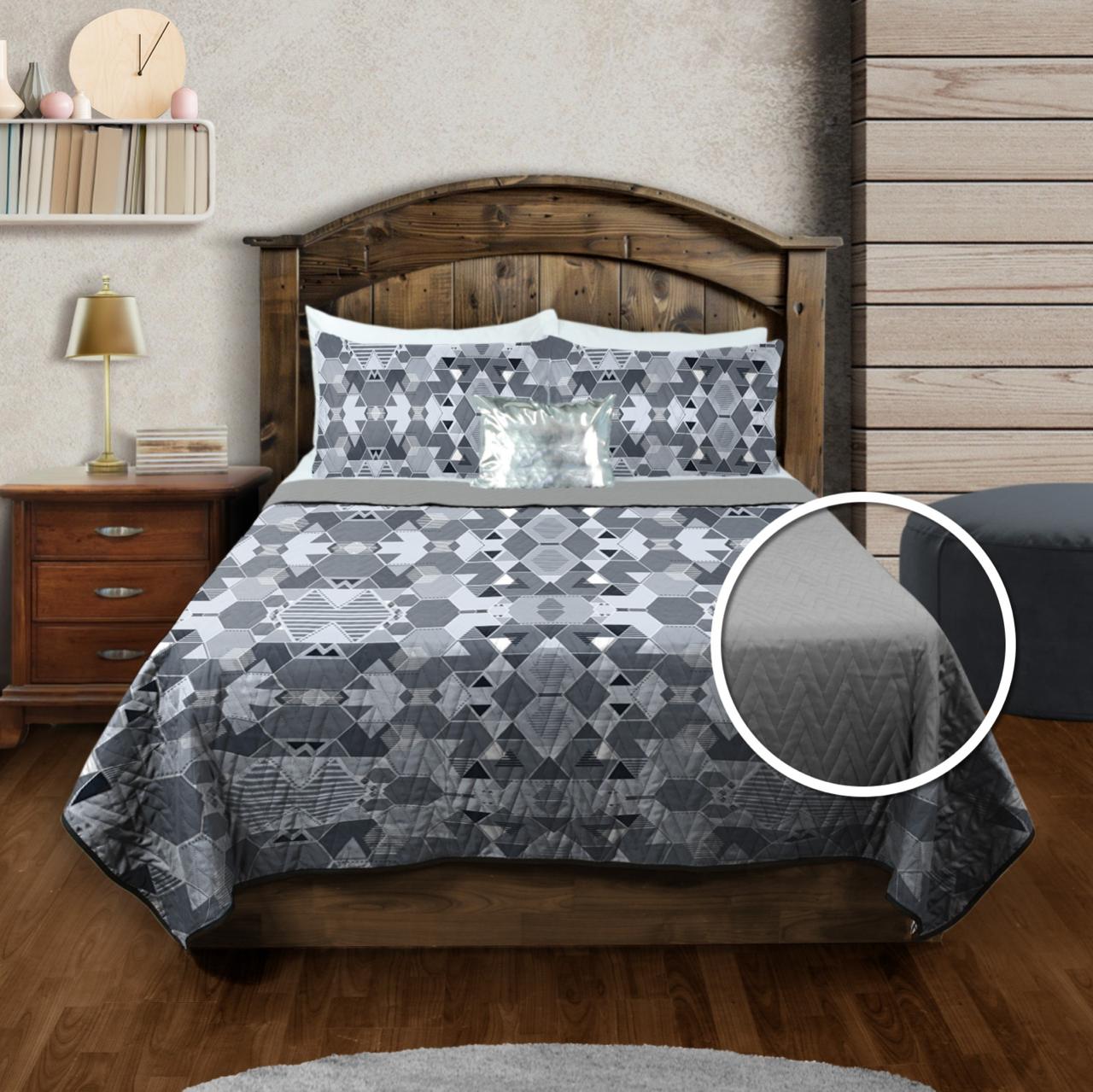 Edrecolcha Doble Vista estampada King Zantelo