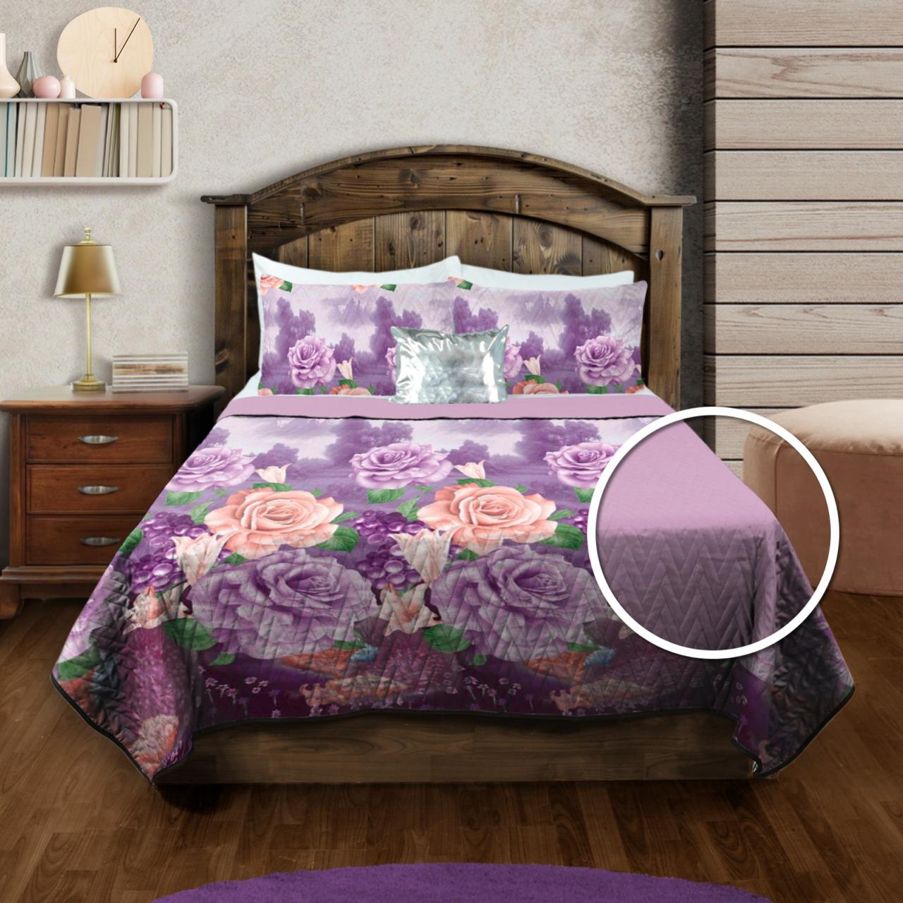 Edrecolcha Doble Vista estampada King Zantelo