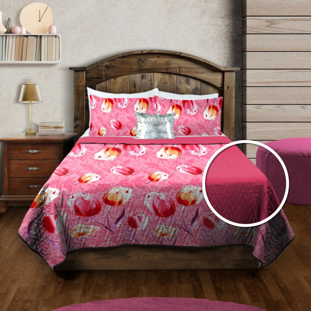 Edrecolcha Doble Vista estampada King Zantelo