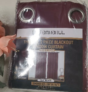 Cortina Black Out Dahdoul color Burgundy