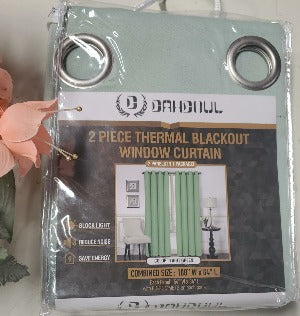 Cortina Black Out Dahdoul color Light Green